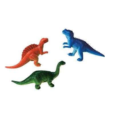 Molded Dinosaurs, Assorted, 2-1/2 inch, 72/Pkg