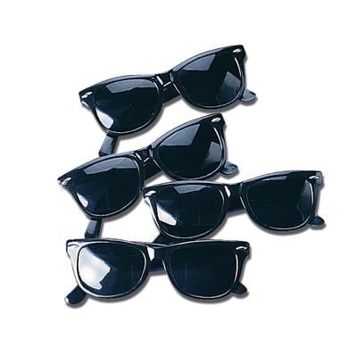 Patterson Office Supplies Black Sunglasses, 5-1/2" W x 1-3/4" H x 6" D, 12/Box