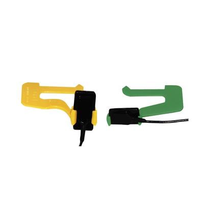 1shot Universal Sensor Holder, Size 1, Horizontal & Vertical, Green/Yellow, 8/Pkg
