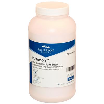 Patterson® Premium Denture Base Powder, Light Fibered, 1 lb