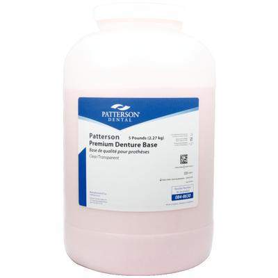 Patterson® Premium Denture Base Powder, Clear, 5 lb