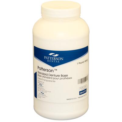 Patterson® Standard Denture Base Powder, Clear, 1 lb