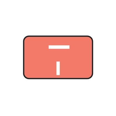 Smead® Alpha-Z™ Compatible Individual File Box Label, 1-5/8" W x 1" H, Letter I, Pink, 100/Pkg