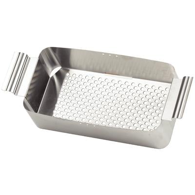 SweepZone® 310 and 310R Ultrasonic Cleaner Stainless Steel Solid Side Draining Basket, Full Size, 15.5"L x 9"W x 6"H