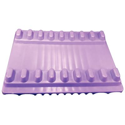 Plasdent Instrument Mat, Small, Neon Purple, 4-1/8" W x 5-3/16" L, Autoclavable, Each
