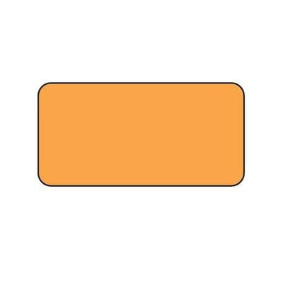 Color-Coding System Labels, 2" x 1", Orange, 250/Roll