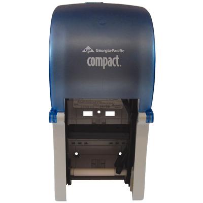 Compact® Vertical Double Roll Coreless Tissue Dispenser, Splash Blue, 1/Pkg
