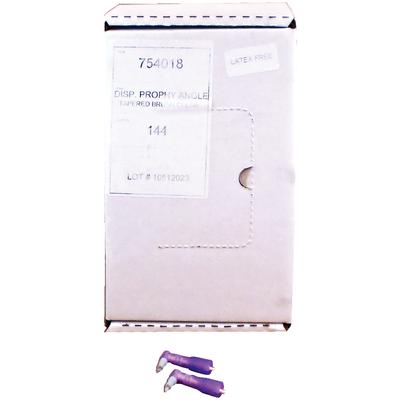 Prophy Perfect Disposable Prophy Angle with Tapered Brush, 90° Angle, Latex-Free, Gray, 144/Pkg, 1-10004BRC
