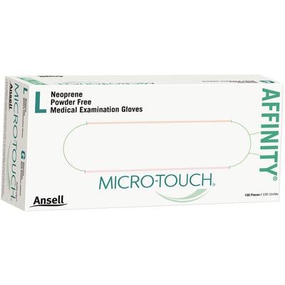 Micro-Touch® Affinity® Neoprene Exam Gloves, Powder Free, Non-Sterile, Large, Green, 100/Box, 3773
