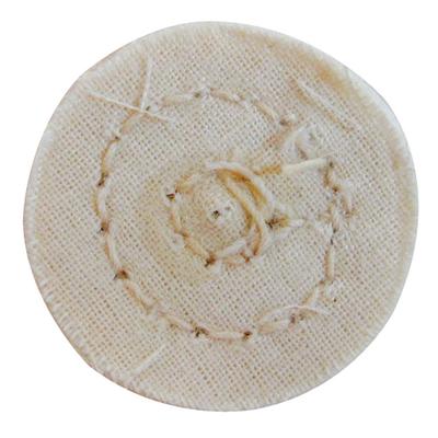 Muslin Buff Wheel, 1" Diameter, 16 Ply, Single Wheel