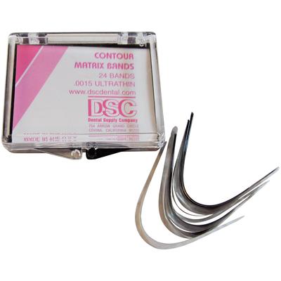 DSC Dental Matrix Band Contour, 0.0015" Extra Thin, 24/Pkg