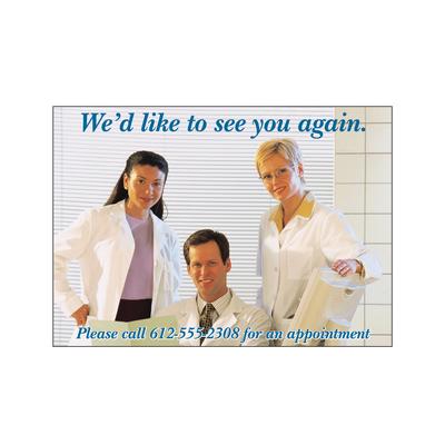 Design Your Own Photo Postcard, 6" W x 4-1/4" H, White, 100/Pkg