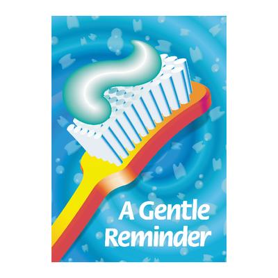 Dental Best Sellers Personalized Postcards, Toothpaste On Brush Design, 4-1/4" W x 6" H, Full Color, 100/Pkg