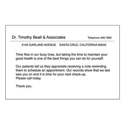 Design Your Own Postcard, White, 5-1/2" W x 3-5/8" H, 250/Pkg