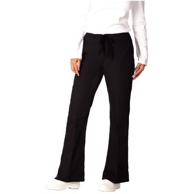 Fashion Seal Healthcare® Ladies' Drawstring Flare Pants, Regular Sizing - Black, Extra Large, 01KEZKNM1HRGH5KGNR92KV3Z49