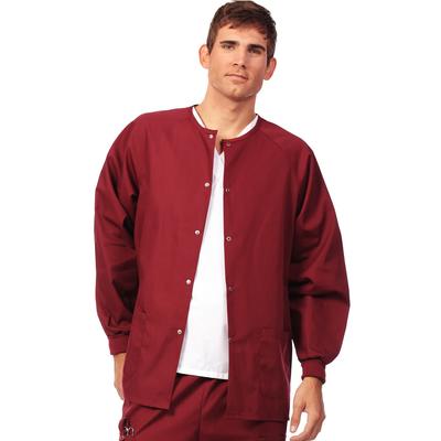 Fashion Seal Healthcare® Unisex Warm-Ups, 65/35 Fashion Poplin®, Burgundy, Small, Latex-Free