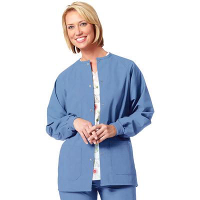 Fashion Seal Healthcare® Unisex Warm-Ups, 65/35 Fashion Poplin®, Ciel Blue, Large, Latex-Free