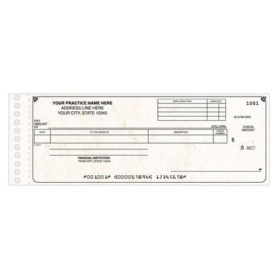 General Expense Checks for Safeguard One-Write System, 1-Part, 8-3/4" x 3-3/10", White, 250/Pkg