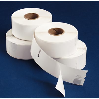 Dymo LabelWriter Address Labels, White, 3-1/2" x 1-1/8", 130 Labels per Roll, 2 Rolls per Box