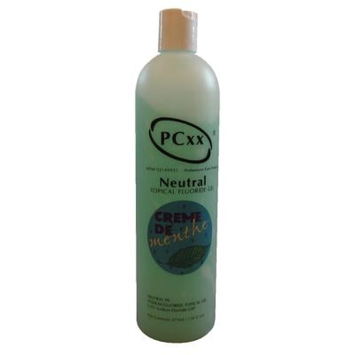 PCxx™ 2.0% Sodium Fluoride Neutral Gel, 16.6 oz Bottle, Creme de Menthe, NDC 62007-0820-16