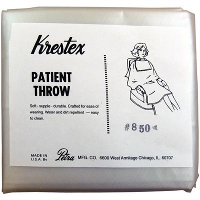 Krestex Patient Aprons, Clear, Ankle Length, Plastic, 36" x 54", 1/Pkg