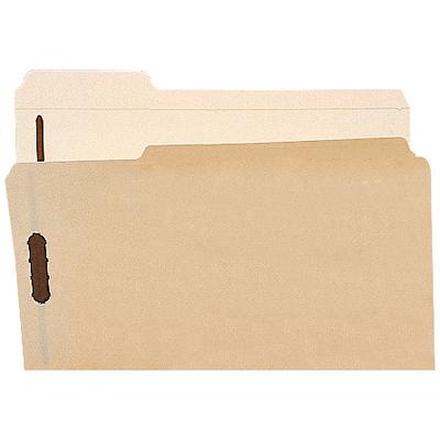 Smead Top-Tab Folders with Fasteners, Letter Size, Manila, Straight 1, Position 1 & 3, 50/Box, SMD 14513
