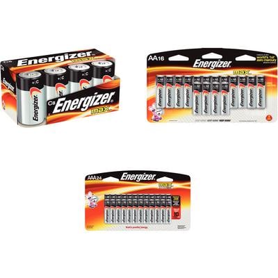 Energizer Max Alkaline D Batteries, 8/Pkg, E95FP8