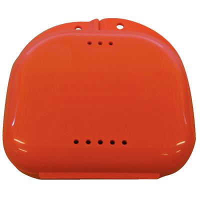 Plasdent Chroma Retainer Box with Label, Salmon, 3-1/8"W x 3"L x 1"H, 12/Pkg, CR20005X
