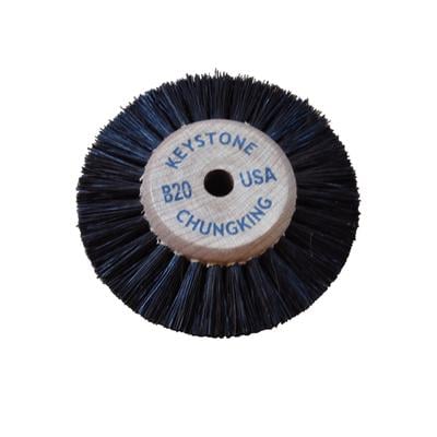 Keystone Wood Center/Hub Brush Wheel, #B20, 1/Pkg