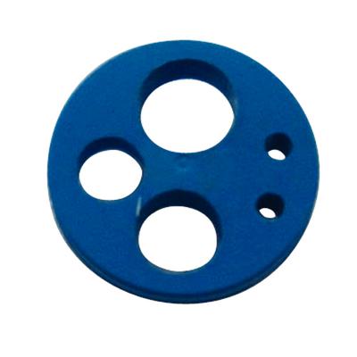 Athena Champion 5-Hole Blue Gasket for Fiber Optic Handpieces, High Temperature Synthetic, 1/Pkg