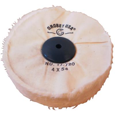 Finex Muslin Buffs with Plastic Centers - 4" x 54 Ply