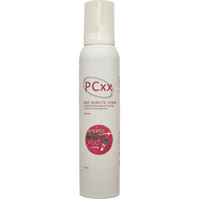 PCxx One Minute 1.23% APF Topical Foam, Screamin' Strawberry, 4.4 oz Bottle, FL-210-FM-ST