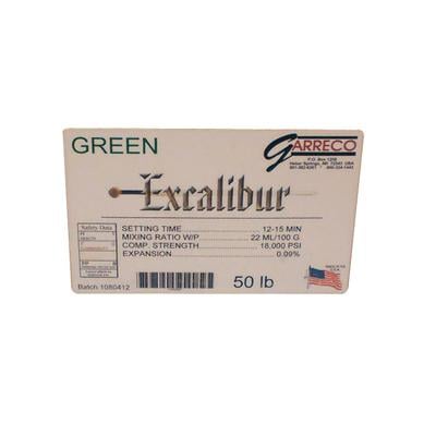 Garreco Excalibur Die Stone, Green, 50 lb