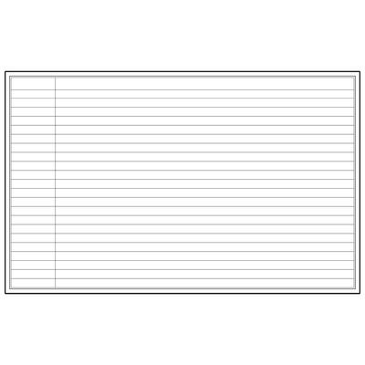 Continuation Card, 8" W x 5" H, 2-Sided, 110 lb Index, White, 100/Pkg