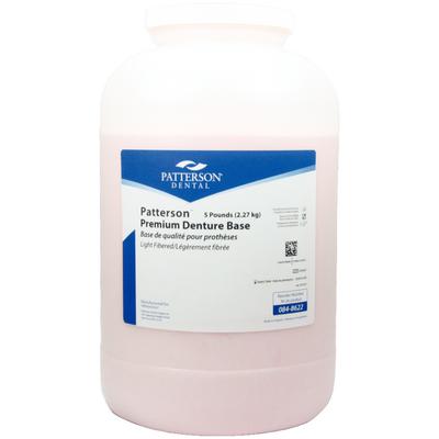 Patterson® Premium Denture Base Powder, Light Fibered, 5 lb