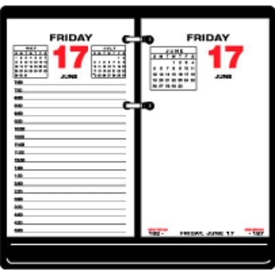 17-Style Daily Desk Calendar Refills - Base, Black (AAG E17-00)