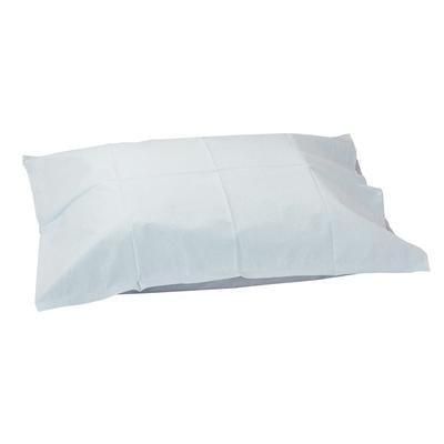 Tidi Products Everyday Disposable Pillowcases, Tissue/Poly, 21" x 30", Blue, 100/Pkg