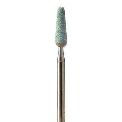 Meisinger K+B Green Ceramic Abrasive Mounted Stone, HP, Fine Grit, Size 035, 5/Pkg - KB652R-035