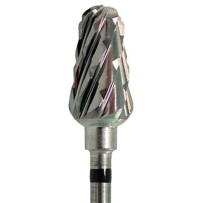 Meisinger Lab Carbide Cutter, Barrel, X-Cut, Super Coarse, HP, 7.0 mm Diameter, HM75SX-070