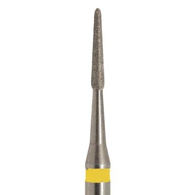 Meisinger 849LC-012-RAXL Diamond Bur, RA Extra Fine, 1.2 mm Diameter, 5/Pkg