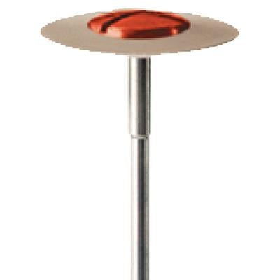 Meisinger Luster Diamond Flexible Polisher for IPS e.max, Knife Edge Wheel, Gray/Orange, High Shine, DPO04, 20.0 mm Diameter, 2/Pkg