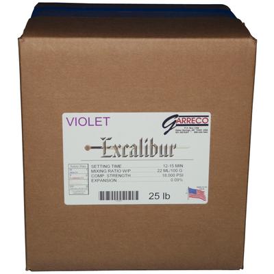 Garreco Excalibur Die Stone, Violet, 25 lb