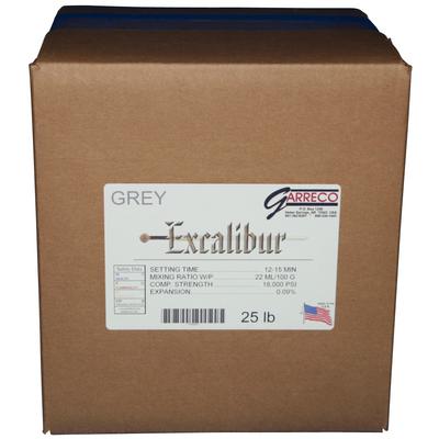 Garreco Excalibur Die Stone, Gray, 25 lb