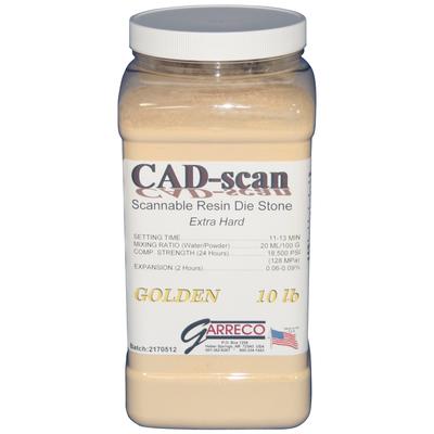 Garreco CAD-Scan Golden Die Stone, 10 lb Canister