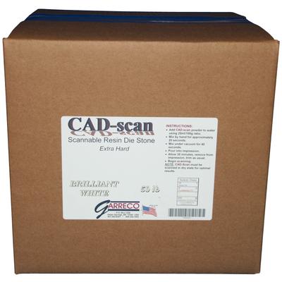 Garreco CAD-Scan Type IV Dental Stone, Brilliant White, 50 lb Carton