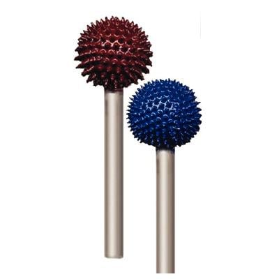 Typhoon® Tungsten Carbide Bur, Sphere, 7/16" Head Diameter, 7/16" Head Length, 3.18 mm (1/8") Shank, Coarse Grit (Red)