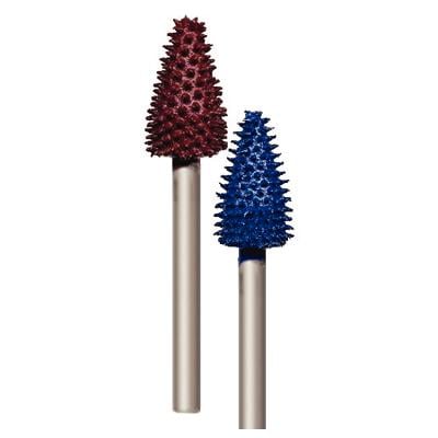 Typhoon® Tungsten Carbide Bur, Tapered Fissure, Fine Grit (Blue), 7.95 mm Head Diameter, 12.7 mm Head Length, 3.18 mm (1/8") Shank, 1/Pkg