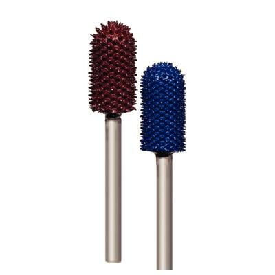 Typhoon® Tungsten Carbide Bur, Ball Nose, 5/16" Head Diameter, 1/2" Head Length, 3.18 mm (1/8") Shank, Coarse Grit (Red)