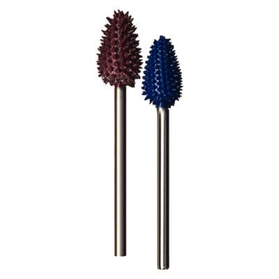 Typhoon® Tungsten Carbide Bur, Flame Shape, Fine Grit (Blue), 5/16" Head Diameter, 1/2" Head Length, 2.35 mm (3/32") Shank, 1/Pkg