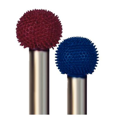 Typhoon® Tungsten Carbide Bur, Sphere, 9/16" Head Diameter, 9/16" Head Length, 6.4 mm (1/4") Shank, Fine Grit (Blue)